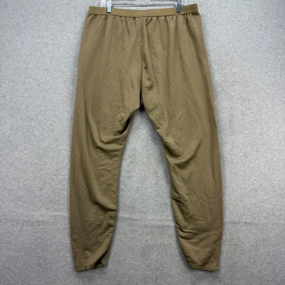 US Army Drawers Thermal Base Layer Pant Mid Weight Gen III Mens XL Regular Brown